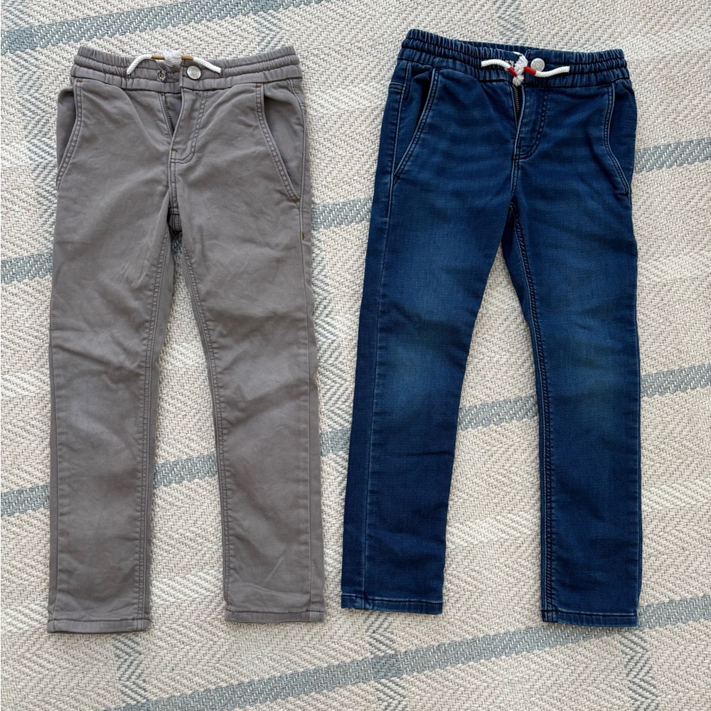 Boys Boden Skinny Pants (two pair bundle) 6Y